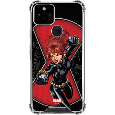 Marvel Black Widow Natasha Romanova Google Pixel 5 Clear Case